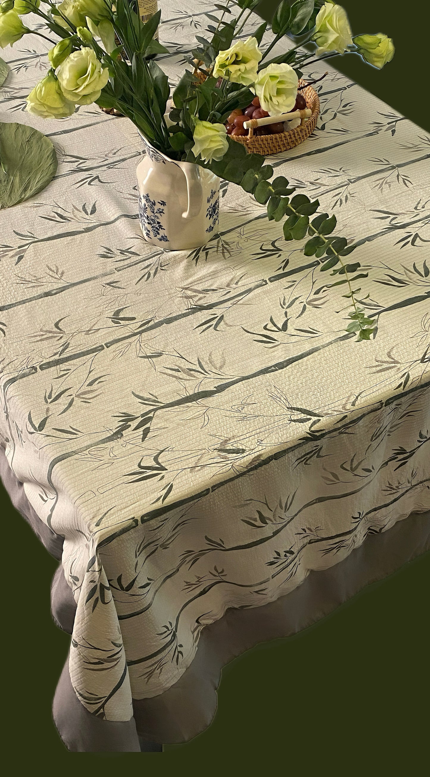 Chinese Bamboo Style Dining Tablecloth